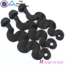 Qindao haiyi 24Inch Cuticle Aligned hair onda del cuerpo camboyano Hair bundles